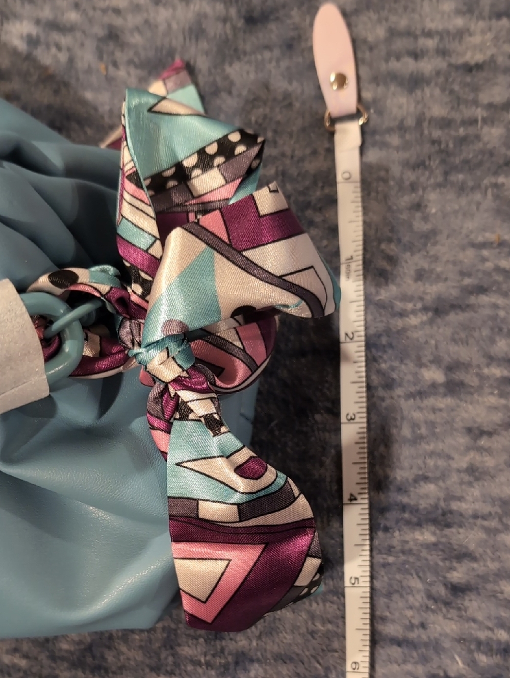 Badgley Mischka NWT Pouch Shoulder Bag With Scarf - Picture 15 of 15
